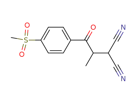 Propanedinitrile, [1-methyl-2-[4-(methylsulfonyl)phenyl]-2-oxoethyl]-