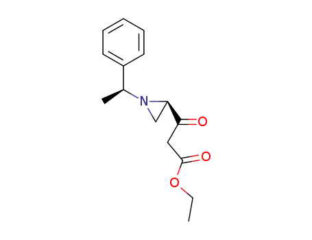 ethyl 3-oxo-3-[(1'(S)-α-methylbenzyl)aziridin-2(R)-yl]-propionate