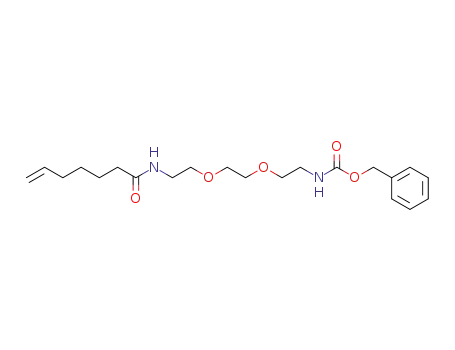 benzyl {2-[2-(2-hept-6-enoylamino-ethoxy)-ethoxy]-ethyl}-carbamate