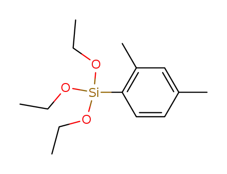 Molecular Structure of 18415-07-1 ((ph-2,4-me2)Si(Oet)3)