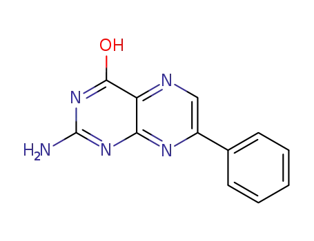 Molecular Structure of 32136-35-9 (2-amino-7-phenyl-4-pteridinol)