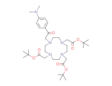 1-(4'-dimethylamino-2-acetophenone)-4,7,10-tris(tert-butoxycarboxymethyl)-1,4,7,10-tetraazacyclododecane