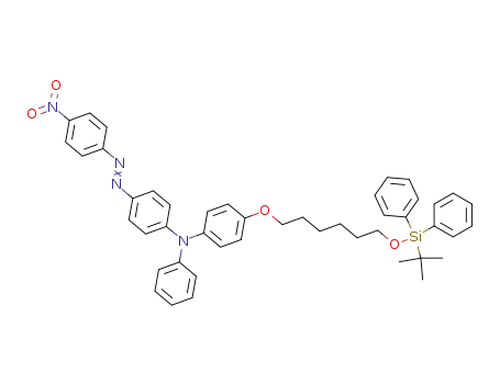 {4-[6-(<i>tert</i>-butyl-diphenyl-silanyloxy)-hexyloxy]-phenyl}-[4-(4-nitro-phenylazo)-phenyl]-phenyl-amine