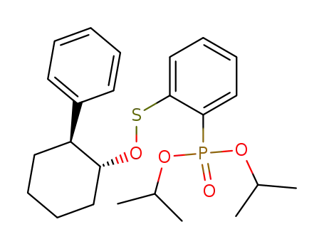 (1R,2S)-trans-2-phenyl-1-cyclohexyl 2-(diisopropoxyphosphoryl)benzenesulfenate