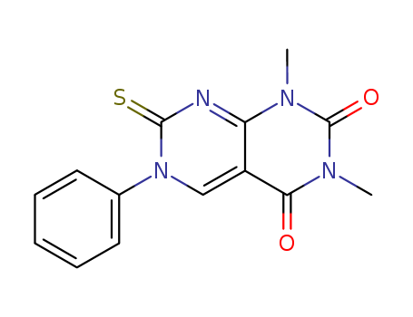Pyrimido[4,5-d]pyrimidine-2,4(1H,3H)-dione, 6,7-dihydro-1,3-dimethyl-6-phenyl-7-thioxo-