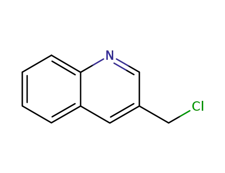 Molecular Structure of 104325-51-1 (Quinoline, 3-(chloromethyl)- (9CI))