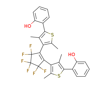 Phenol,  2,2'-[(3,3,4,4,5,5-hexafluoro-1-cyclopentene-1,2-diyl)bis(3,5-dimethyl-4,  2-thiophenediyl)]bis-