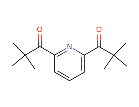 Molecular Structure of 156022-06-9 (1-Propanone, 1,1'-(2,6-pyridinediyl)bis[2,2-dimethyl-)
