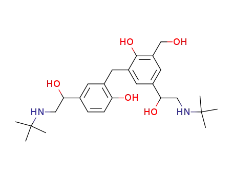 4-(2-(tert-Butylamino)-1-hydroxyethyl)-2-(5-(2-(tert-butylamino)-1-hydroxyethyl)-2-hydroxybenzyl)-6-(hydroxymethyl)phenol
