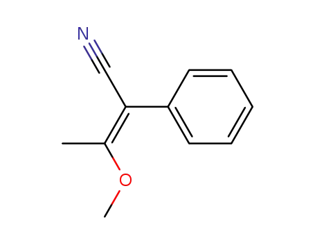 Molecular Structure of 22211-32-1 (3-Methoxy-2-phenyl-cis-crotononitril)