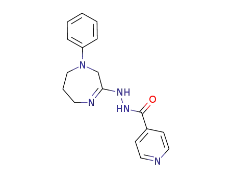 isonicotinic acid <i>N</i>'-(4-phenyl-4,5,6,7-tetrahydro-3<i>H</i>-[1,4]diazepin-2-yl)-hydrazide