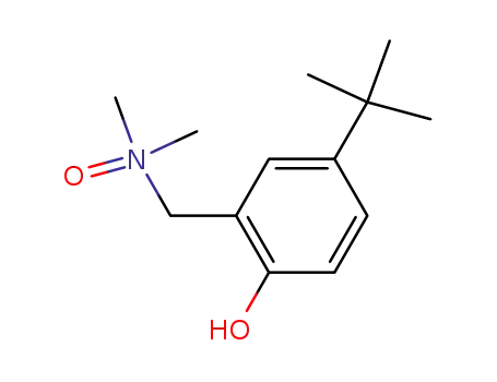 Phenol, 4-(1,1-dimethylethyl)-2-[(dimethyloxidoamino)methyl]-
