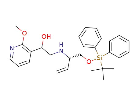 2-[1-(<i>tert</i>-butyl-diphenyl-silanyloxymethyl)-allylamino]-1-(2-methoxy-pyridin-3-yl)-ethanol
