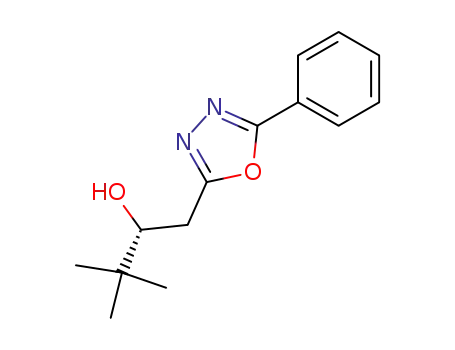 (R)-3,3-Dimethyl-1-(5-phenyl-[1,3,4]oxadiazol-2-yl)-butan-2-ol