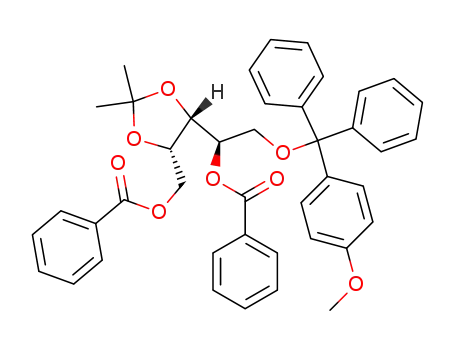 1,4-di-O-benzoyl-2,3-O-isopropylidene-5-O-monomethoxytrityl-D-ribitol