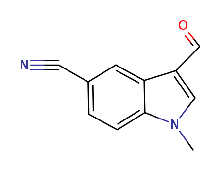 1H-Indole-5-carbonitrile, 3-formyl-1-methyl-