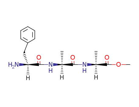 Molecular Structure of 68355-40-8 (L-Alanine, N-(N-L-phenylalanyl-L-alanyl)-, methyl ester)