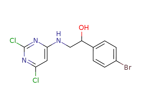 Benzenemethanol,
4-bromo-a-[[(2,6-dichloro-4-pyrimidinyl)amino]methyl]-