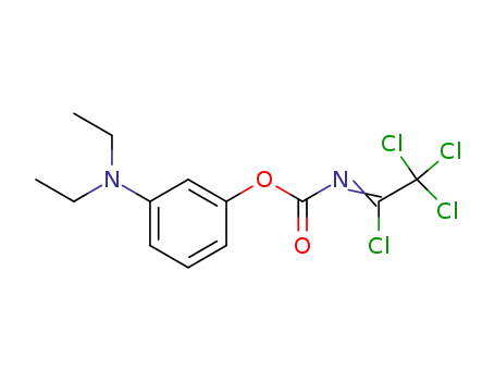Carbamic acid, (tetrachloroethylidene)-, 3-(diethylamino)phenyl ester