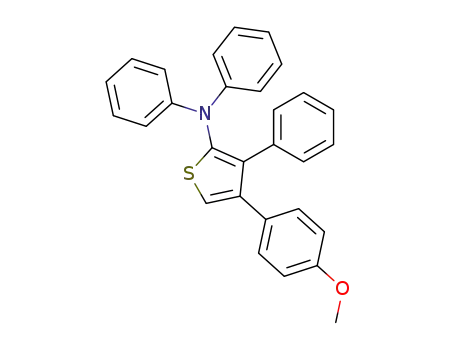 2-Thiophenamine, 4-(4-methoxyphenyl)-N,N,3-triphenyl-