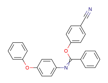 <i>N</i>-(4-phenoxy-phenyl)-benzimidic acid 4-cyano-phenyl ester