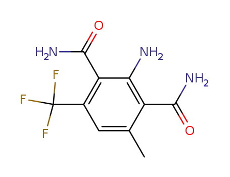 2,6-dicarboxamido-3-trifluoromethyl-6-methylaniline