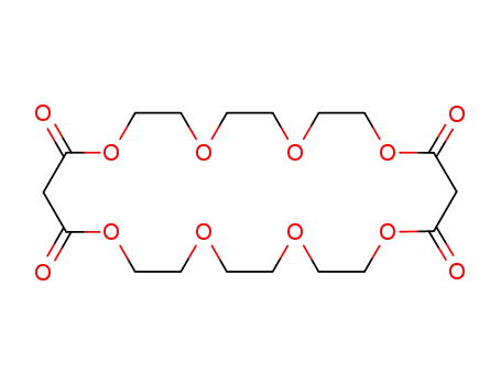 Molecular Structure of 84449-28-5 (1,4,7,10,14,17,20,23-Octaoxacyclohexacosane-11,13,24,26-tetrone)