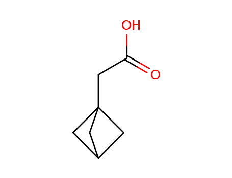 Molecular Structure of 131515-31-6 (2-(Bicyclo[1.1.1]pentan-1-yl)aceticacid)