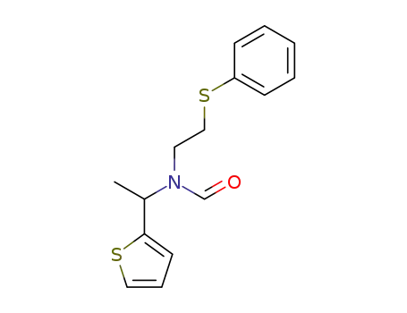 Formamide, N-[2-(phenylthio)ethyl]-N-[1-(2-thienyl)ethyl]-