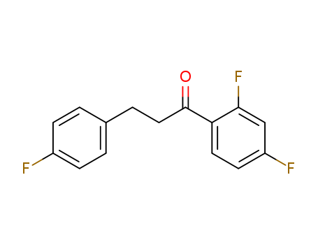 1-Propanone, 1-(2,4-difluorophenyl)-3-(4-fluorophenyl)-