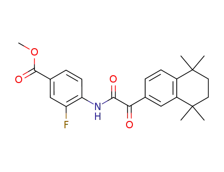 3-fluoro-4-[2-oxo-2-(5,5,8,8-tetramethyl-5,6,7,8-tetrahydro-naphthalen-2-yl)-acetylamino]-benzoic acid methyl ester
