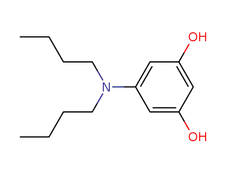 Molecular Structure of 210880-91-4 (1,3-Benzenediol, 5-(dibutylamino)-)