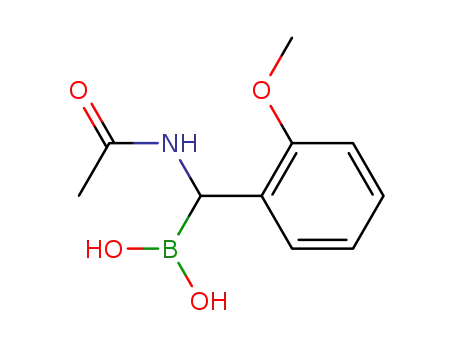 (+/-)-1-acetamido-1-(2-methoxyphenyl)methaneboronic acid
