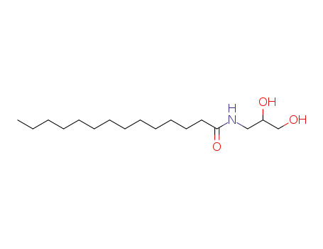 Molecular Structure of 35179-73-8 (Tetradecanamide, N-(2,3-dihydroxypropyl)-)
