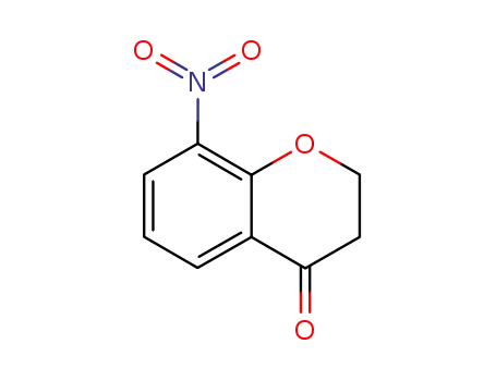 Molecular Structure of 90322-49-9 (8-Nitro-4-chromanone)