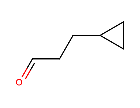Molecular Structure of 5618-02-0 (3-cyclopropylpropanal)