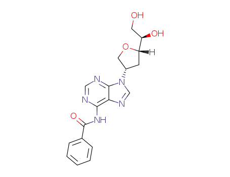 9-{(3S,5S)-5-[(1R)-1,2-dihydroxyethyl]tetrahydrofuran-3-yl}-N<sup>6</sup>-benzoyladenine