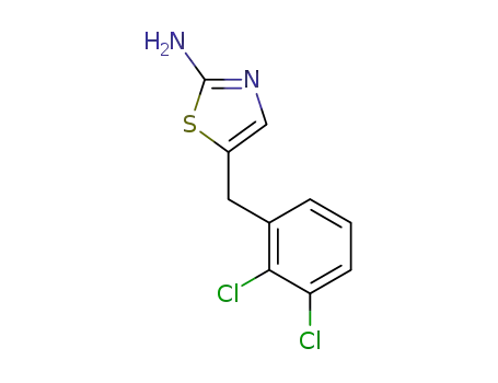 Molecular Structure of 302548-99-8 (5-(2,3-DICHLORO-BENZYL)-THIAZOL-2-YLAMINE)