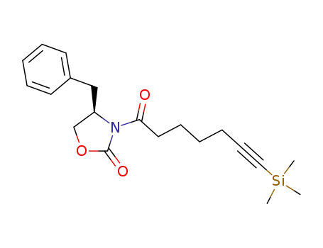 (R)-3-(7-trimethylsilylhept-6-ynoyl)-4-phenylmethyl-1,3-oxazolidin-2-one