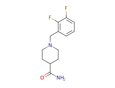 Molecular Structure of 380424-27-1 (1-(2,3-difluoro-benzyl)-piperidine-4-carboxylic acid amide)