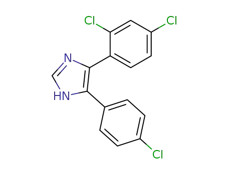 1H-Imidazole, 4-(4-chlorophenyl)-5-(2,4-dichlorophenyl)-
