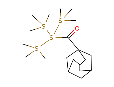 Molecular Structure of 72189-53-8 (1-adamantanecarbonyltris(trimethylsilyl)silane)