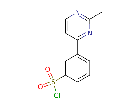 3-(2-MethylpyriMidin-4-yl)benzene-1-sulfonylchloride