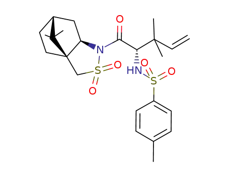 N-[(2'S)-N'-p-toluenesulfonyl-3',3'-dimethylallylglycinoyl]-(2R)-bornano-10,2-sultam