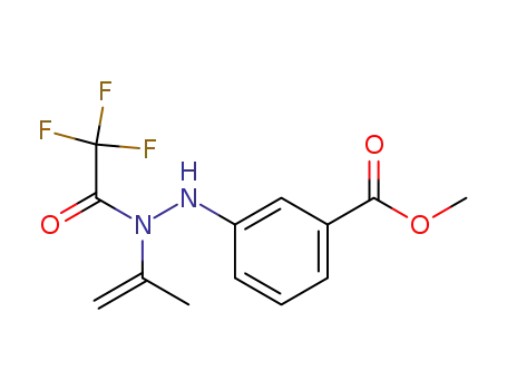 trifluoroacetic acid 1-(1-methyl-1-ethenyl)-2-[3-(methoxycarbonyl)phenyl]hydrazide