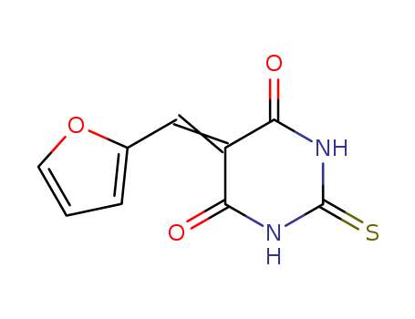 4,6(1H,5H)-Pyrimidinedione,5-(2-furanylmethylene)dihydro-2-thioxo- cas  27430-18-8