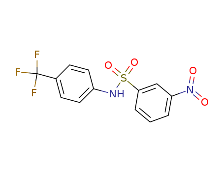 Benzenesulfonamide, 3-nitro-N-[4-(trifluoromethyl)phenyl]-
