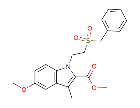 methyl 1-(2-benzylsulfonylethyl)-5-methoxy-3-methylindole-2-carboxylate