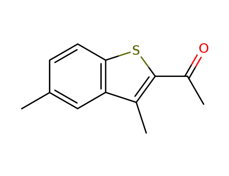Molecular Structure of 6179-05-1 (2-ACETYL-3,5-DIMETHYLBENZO(B)THIOPHENE)