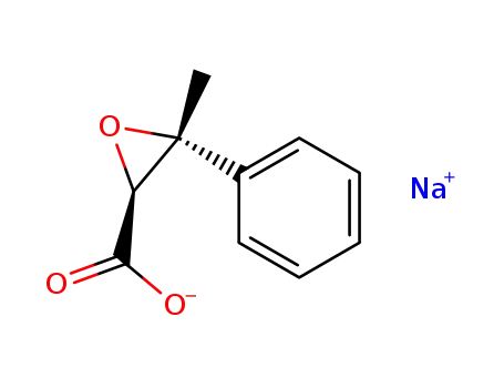 Oxiranecarboxylic acid, 3-methyl-3-phenyl-, sodium salt, trans-